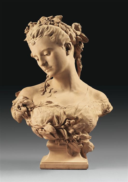 Carpeaux, Jean Baptiste, Bust of La Fiancee, Sotheby's Paris